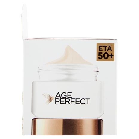 L'Oréal Paris Age Perfect, Crema Viso Re-idratante per Pelli Mature, 50 ml